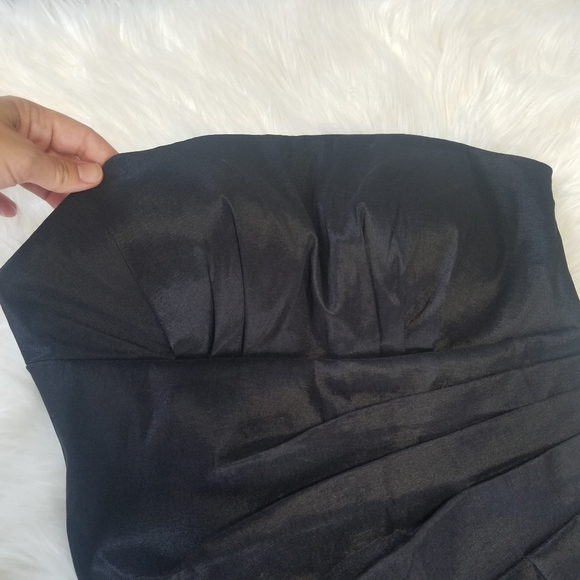 Daisy Black Classic Mini Prom Cocktail Evening Event Dress Wedding Size Large - Picture 3 of 11